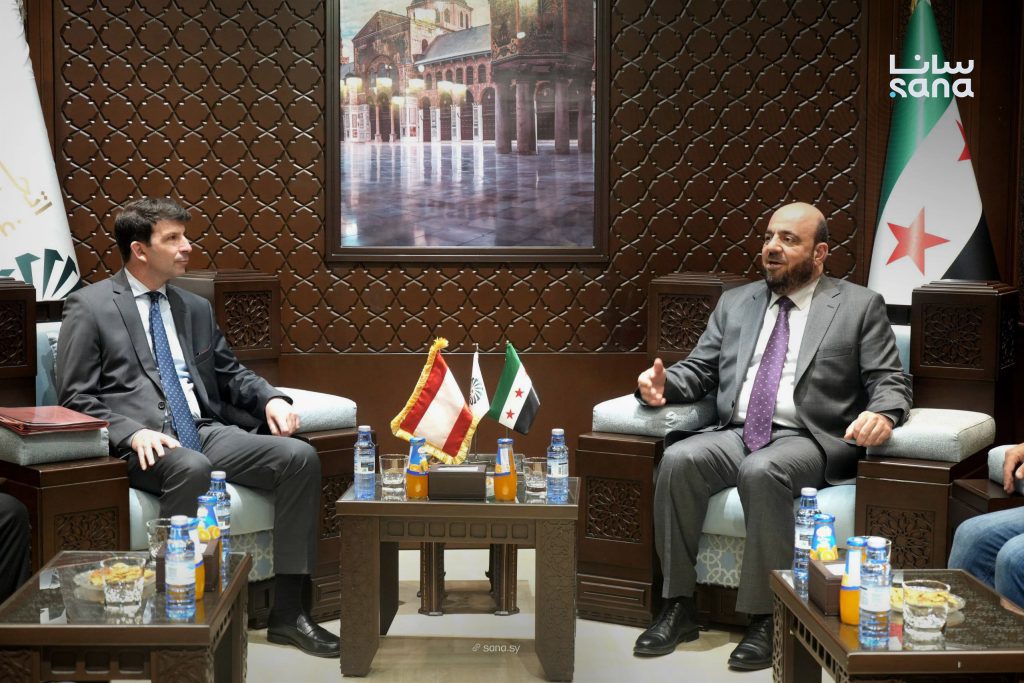 Syrian chambers of Commerce, Austrian delegation discuss economic cooperation